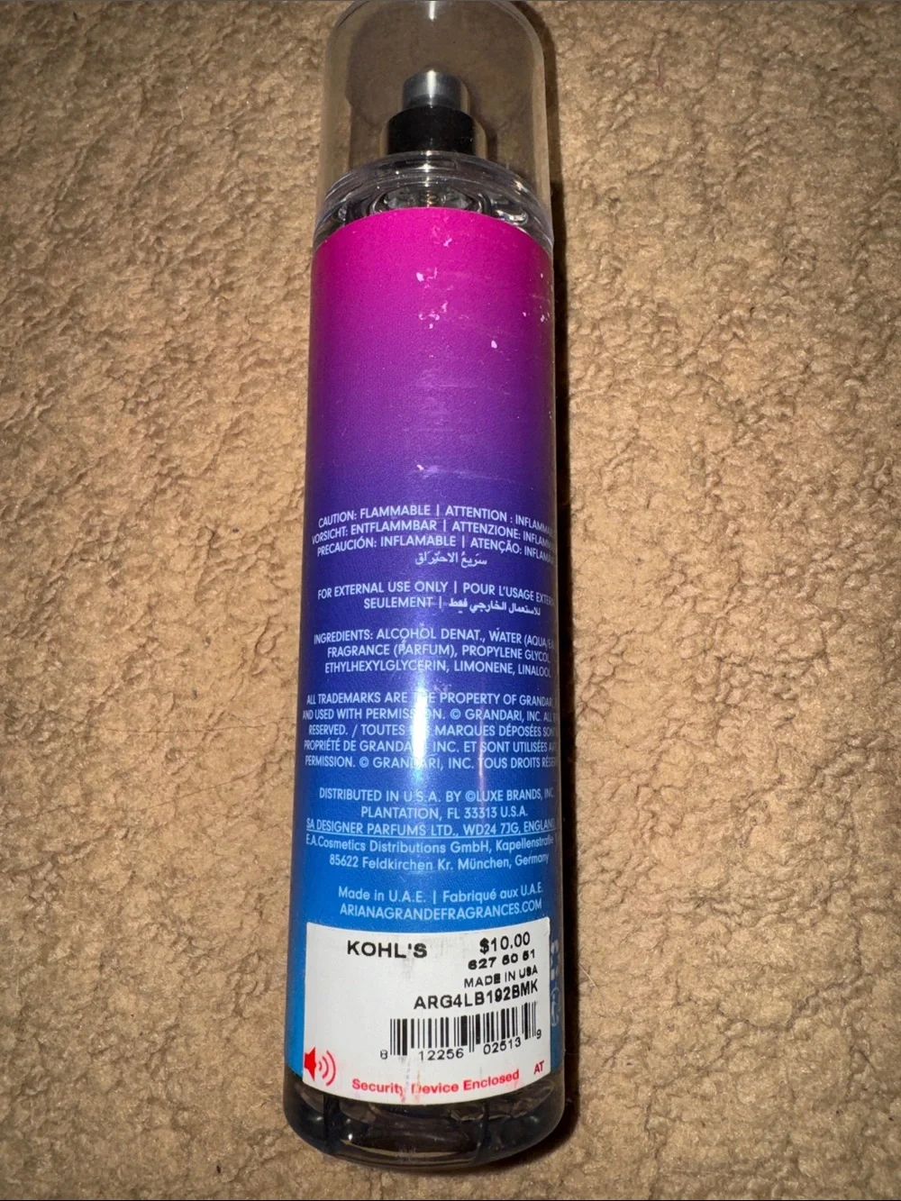 Ariana Grande Cloud Body Mist